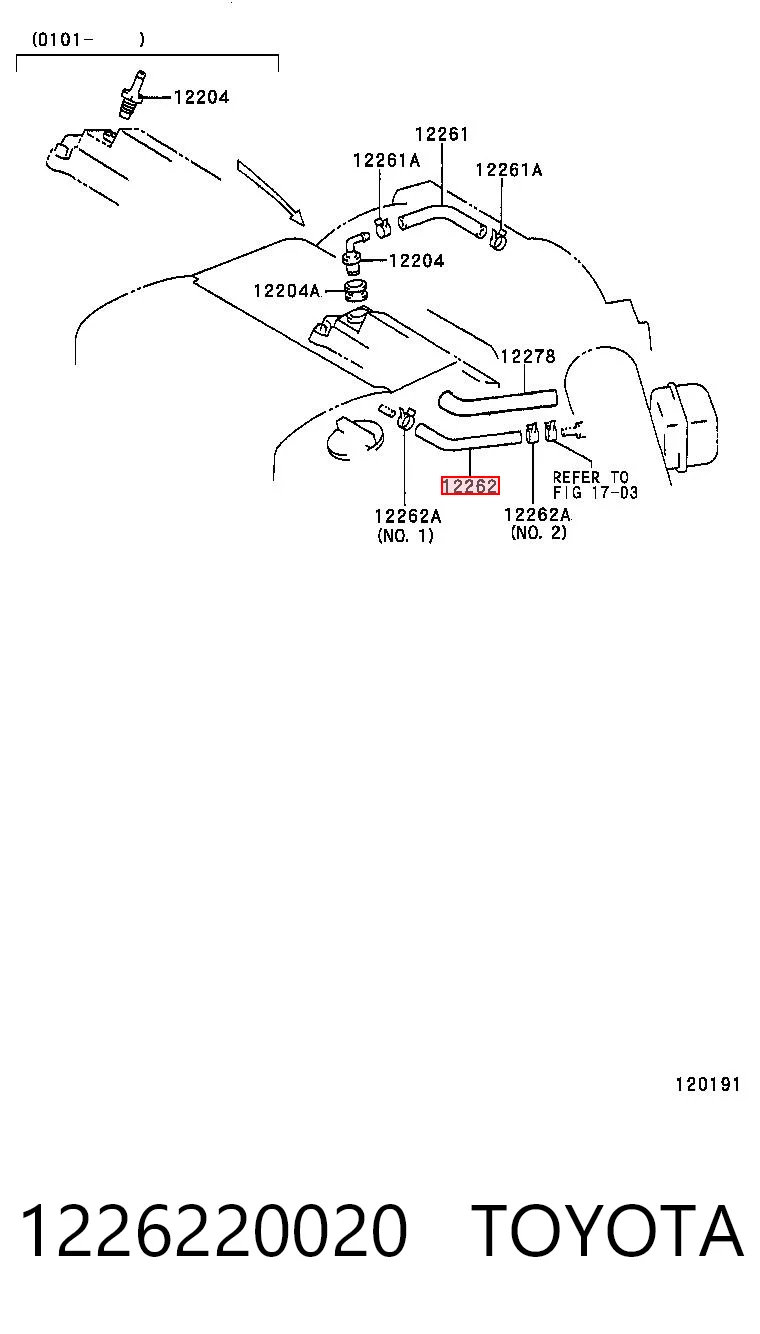 1226220020 Toyota 