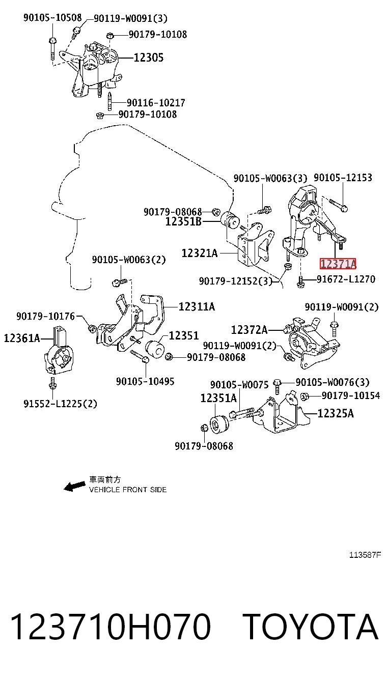 123710H070 Toyota