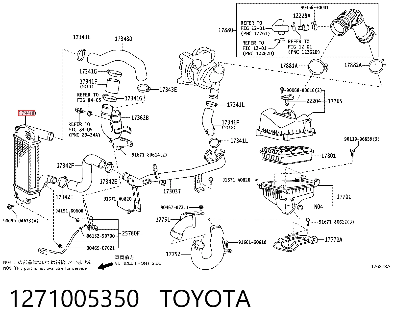 Система охолодження наддувочного повітря Toyota Auris UKP хетчбек (E15) (2007 - 2013) ціна, від 119.33 USD