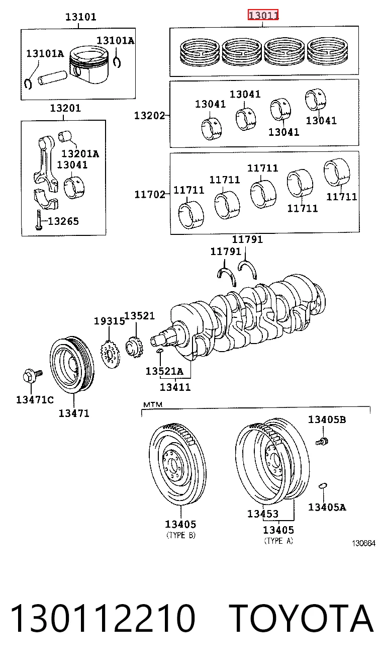 Кільця поршневі комплект на мотор, STD. SM 799691004 ціна, від 16.78 USD