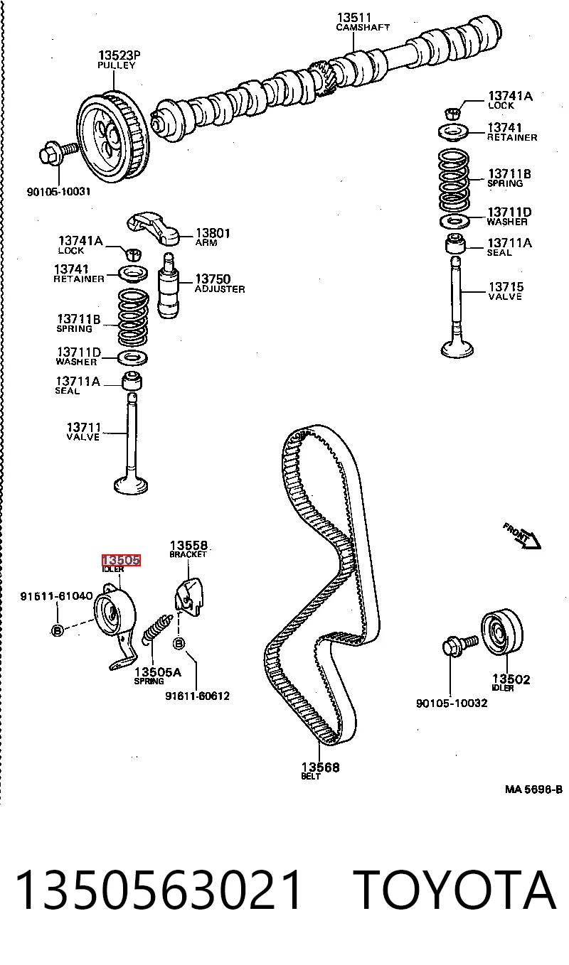 57TB0609B01 MCB Ролик натягувач