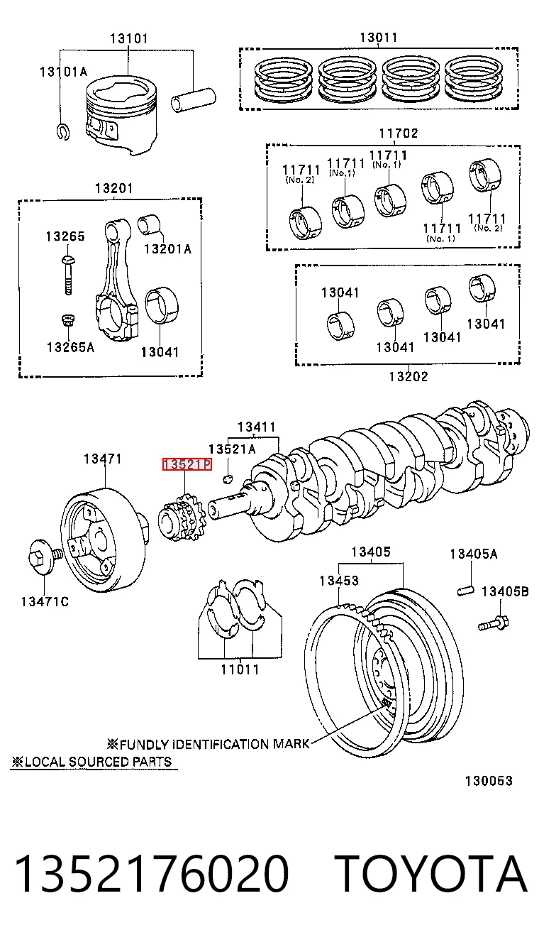 Заспокоювач ланцюга ГРМ NIPPON MOTORS 1352175010 ціна, від 18.77 USD