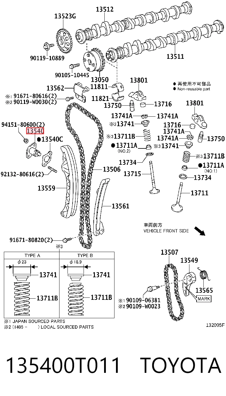 135400T011 Toyota