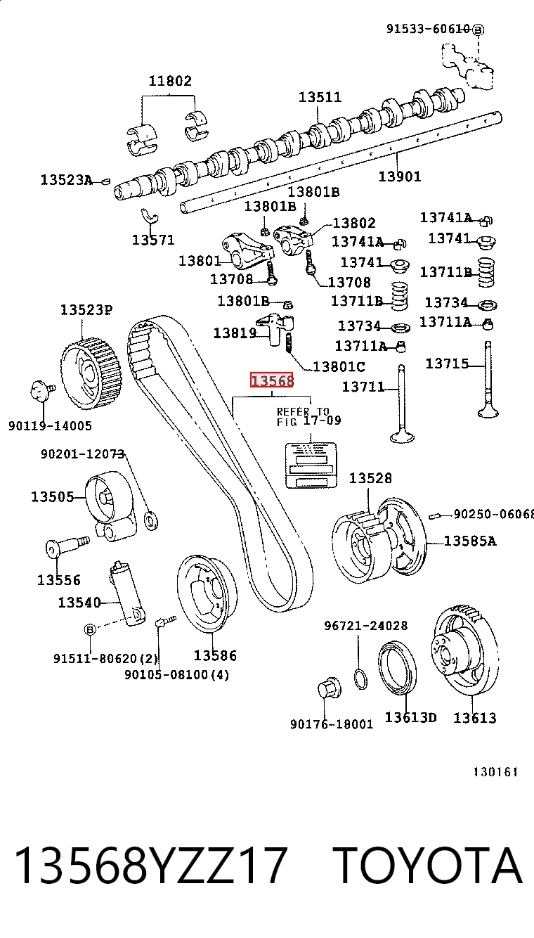 Купити Ремінь ГРМ Toyota Land Cruiser 100 J10