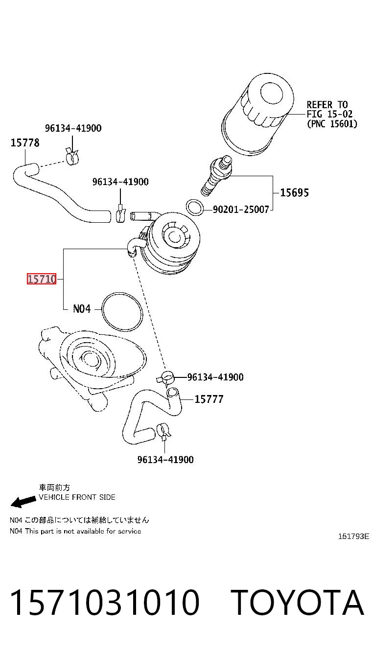 1571031010 Toyota Радіатор масляний
