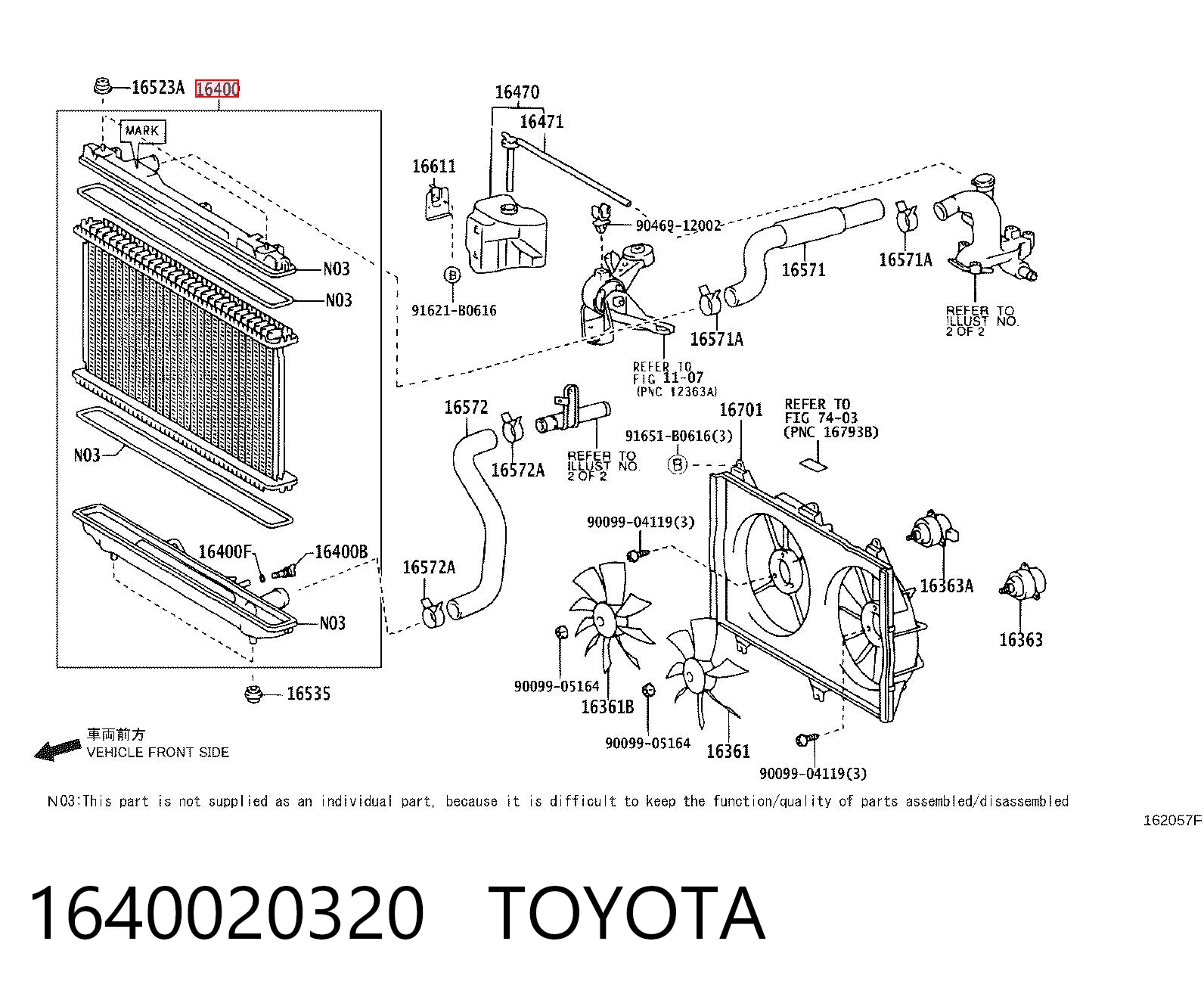 Радіатор основний Denso 2210503 ціна, від 81.35 USD