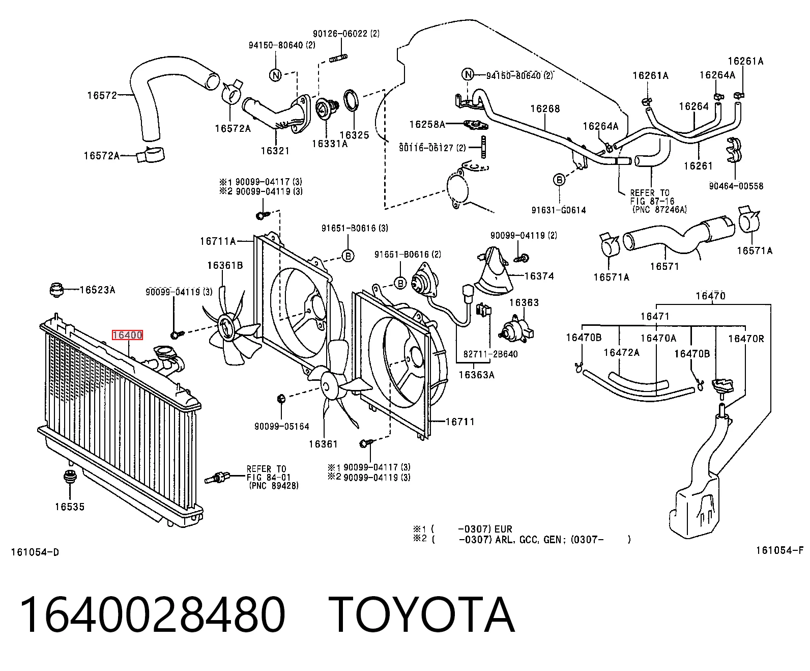 Купити Радіатор Toyota RAV4 II XA2