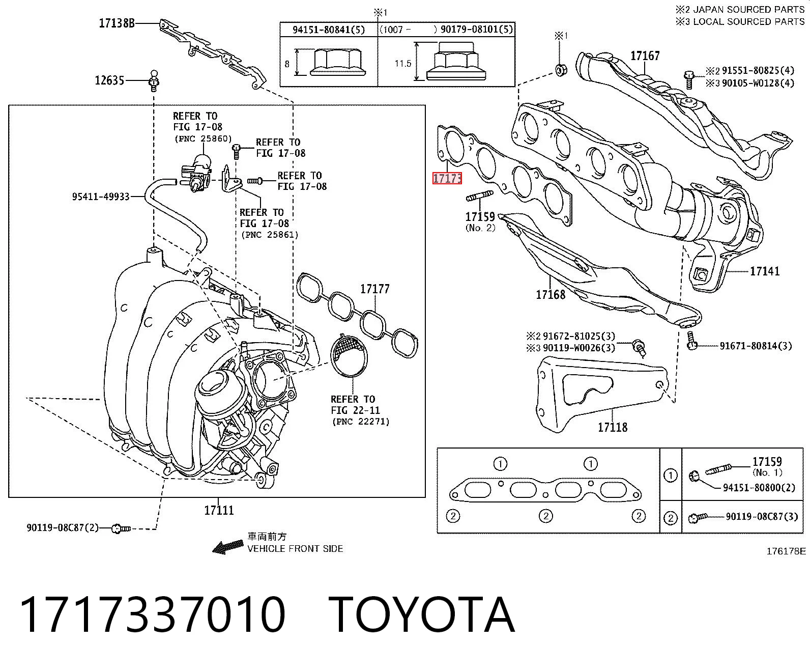 Прокладка випускного колектора BGA MG4793 ціна, від 7.98 USD