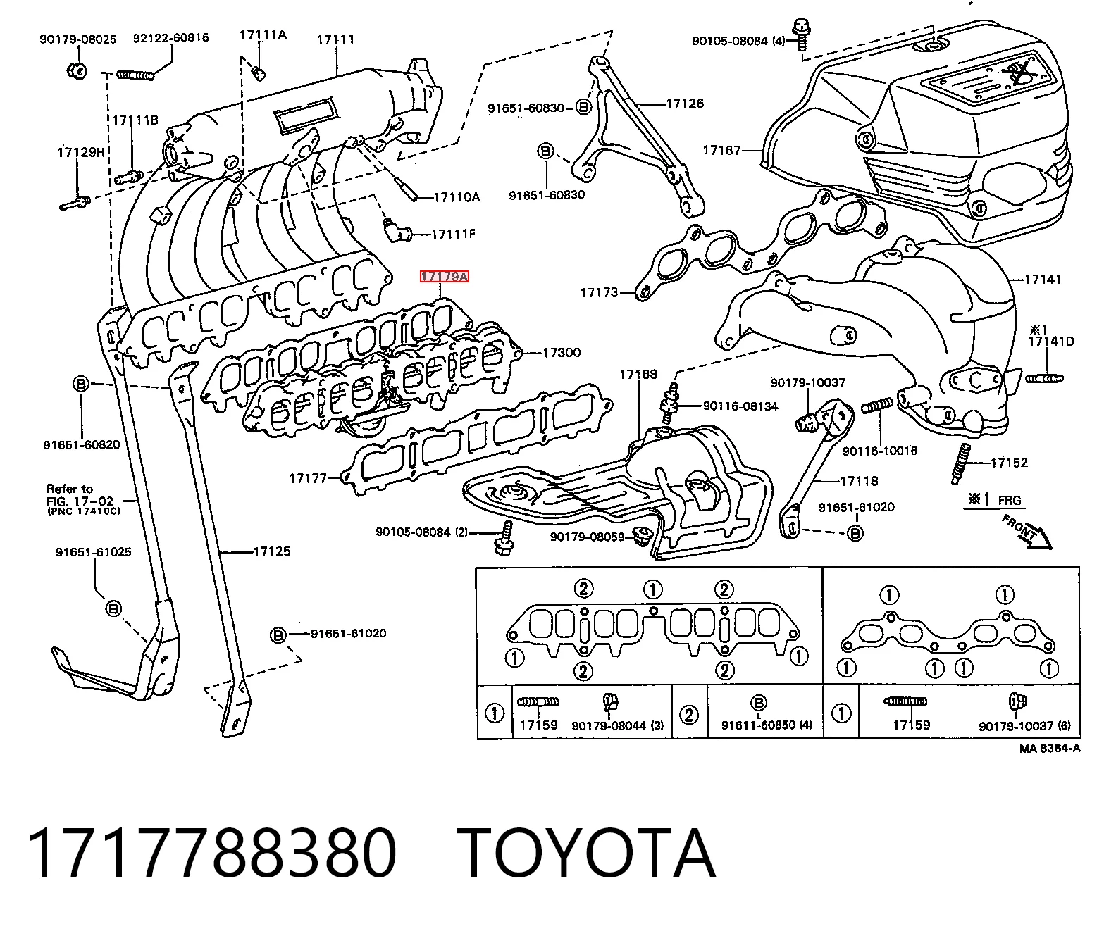 N62022 Japan Cars Прокладка впускного колектора