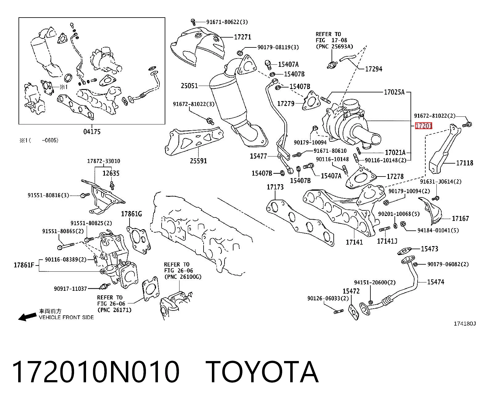 172010N010 Toyota Турбонаддув