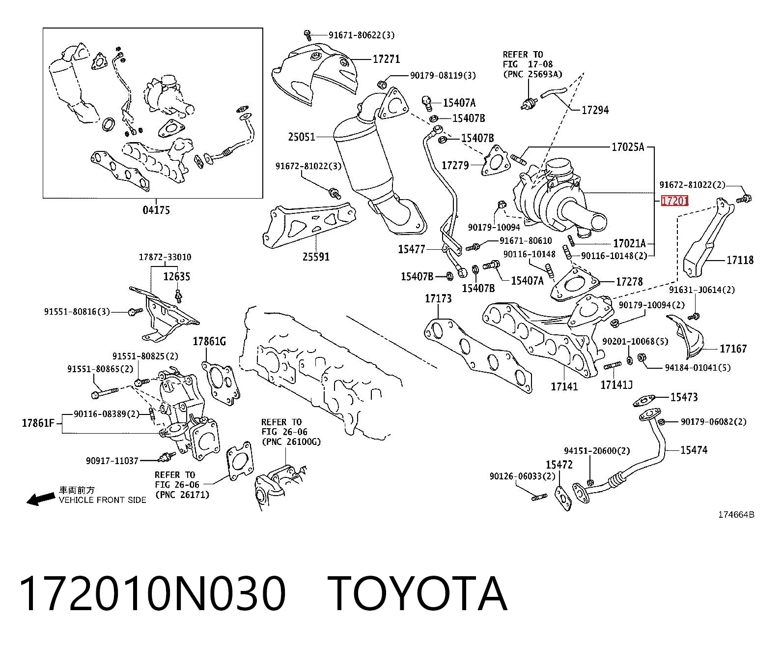 172010N030 Toyota Турбонаддув