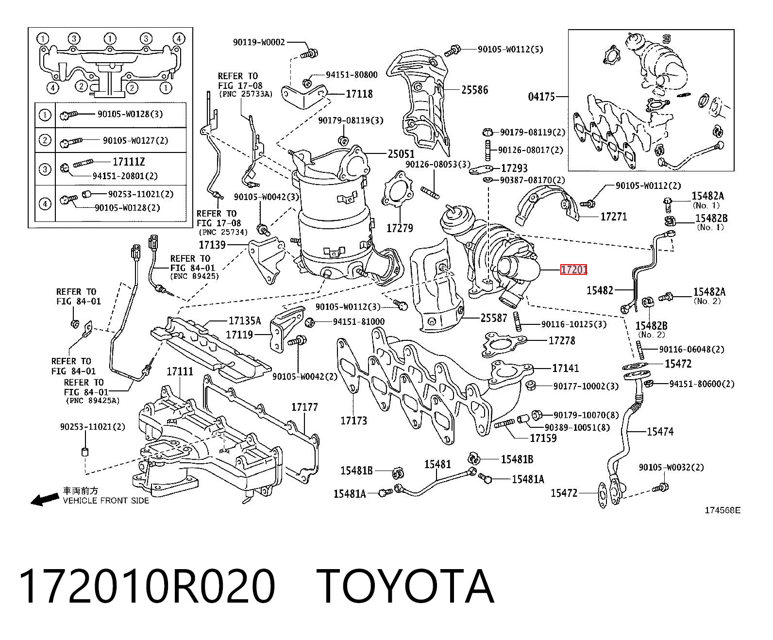 172010R020 Toyota Турбонаддув