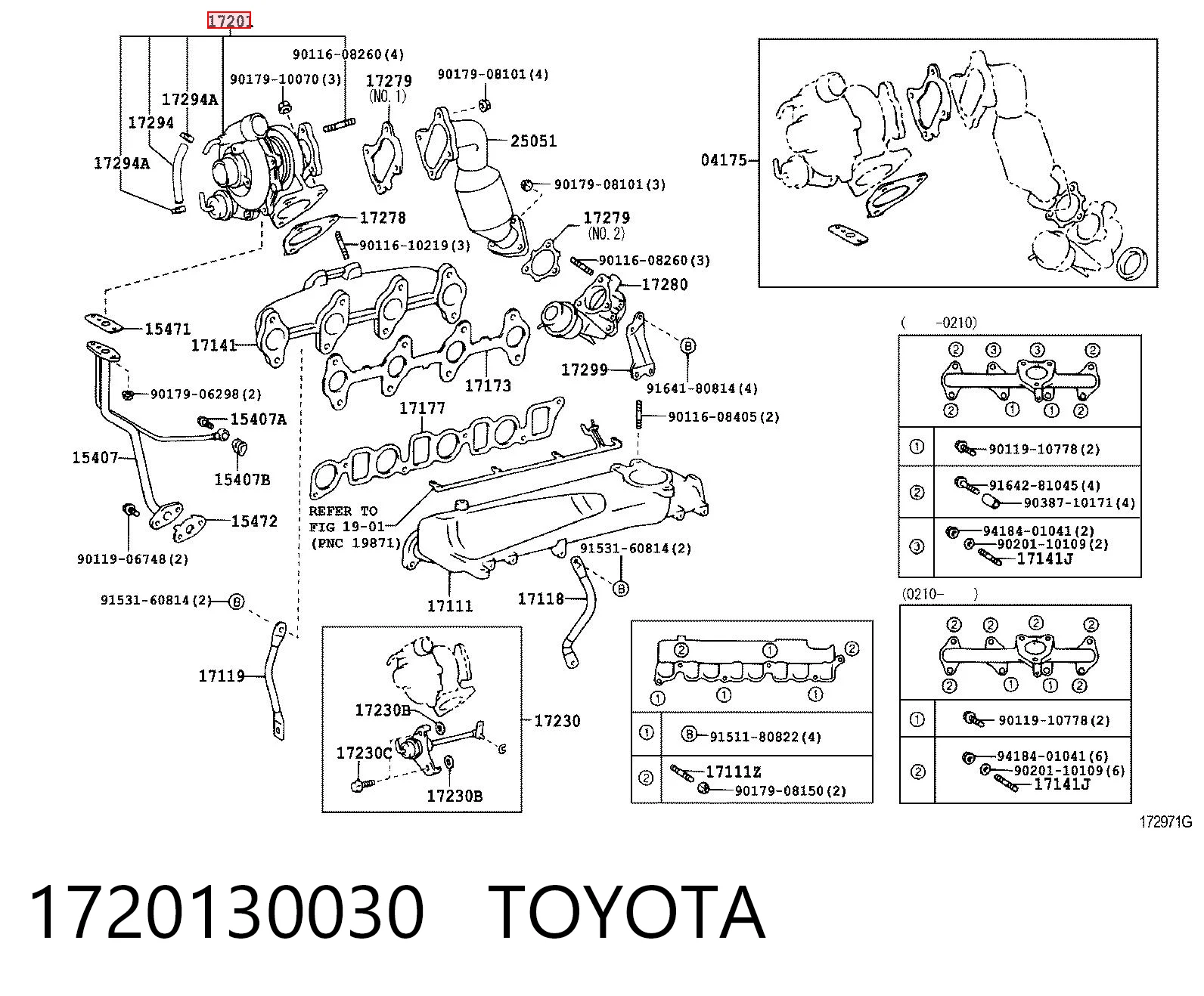 1720130030 Toyota Турбонаддув