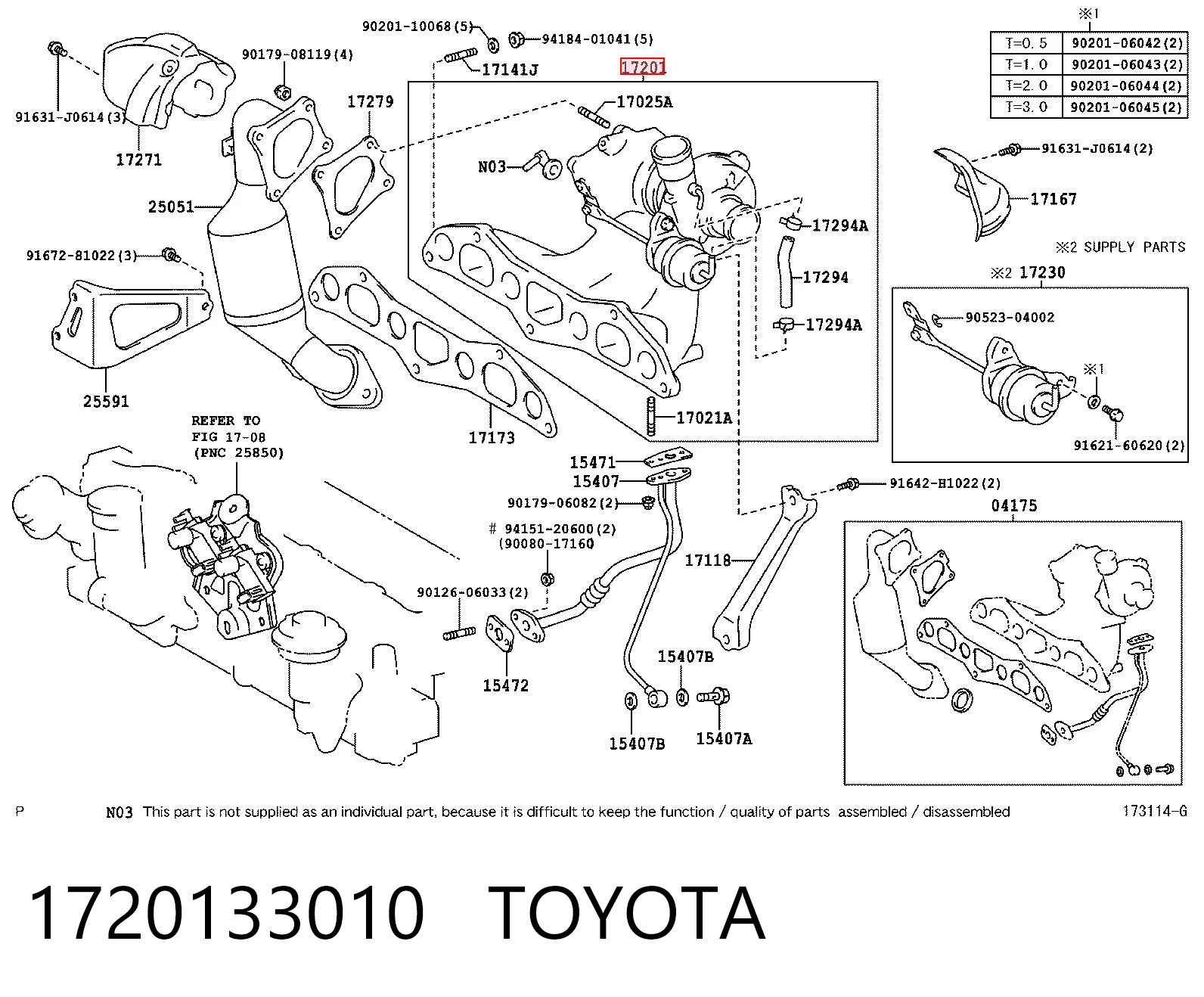 1720133010 Toyota Турбонаддув