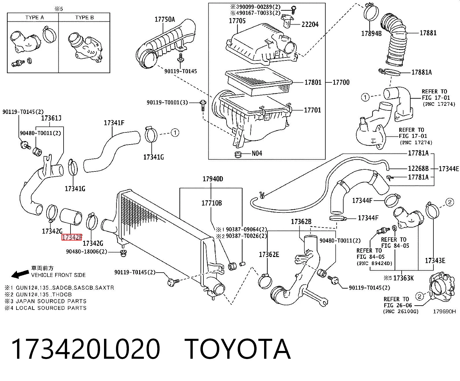 173420L020 Toyota