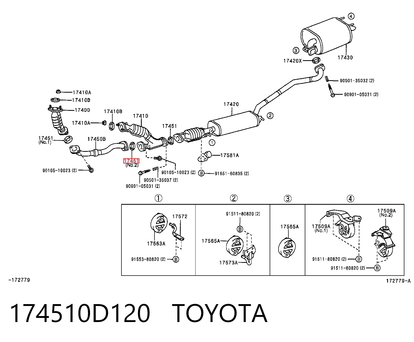 Кільце приймальної труби глушника Chrysler 1575A082