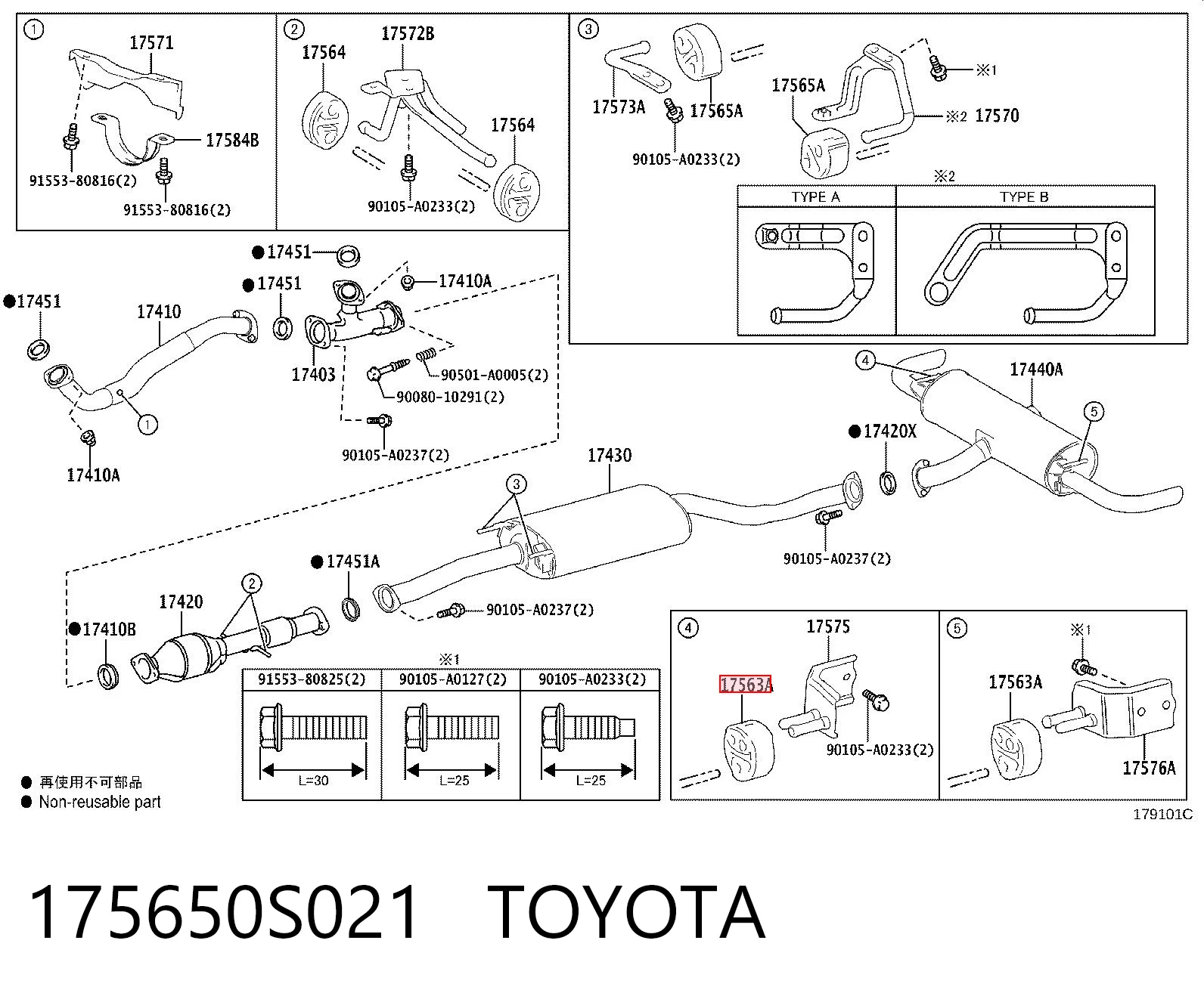 175650S021 Toyota 
