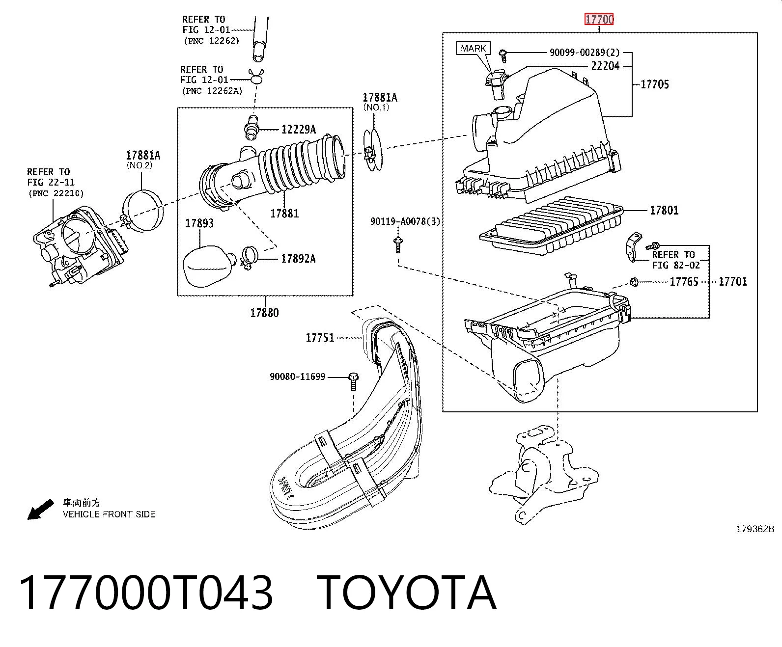 177000T043 Toyota 