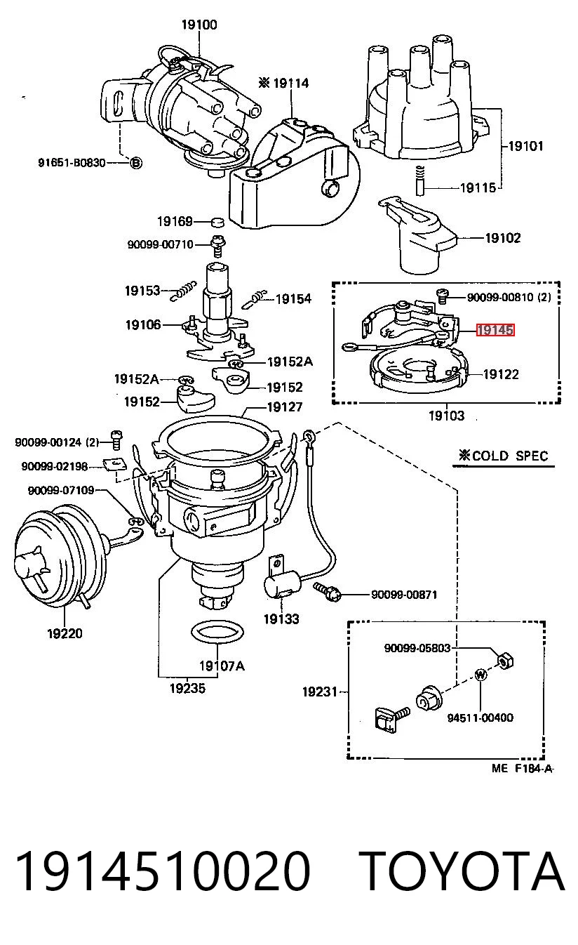 22186KA010 Subaru Контактна група замка