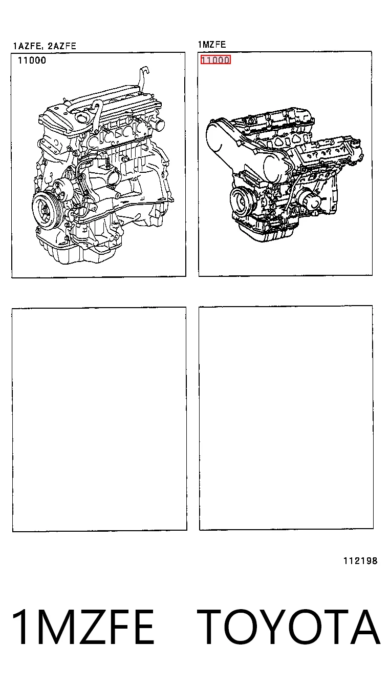 1MZFE Toyota Мотор в зборі