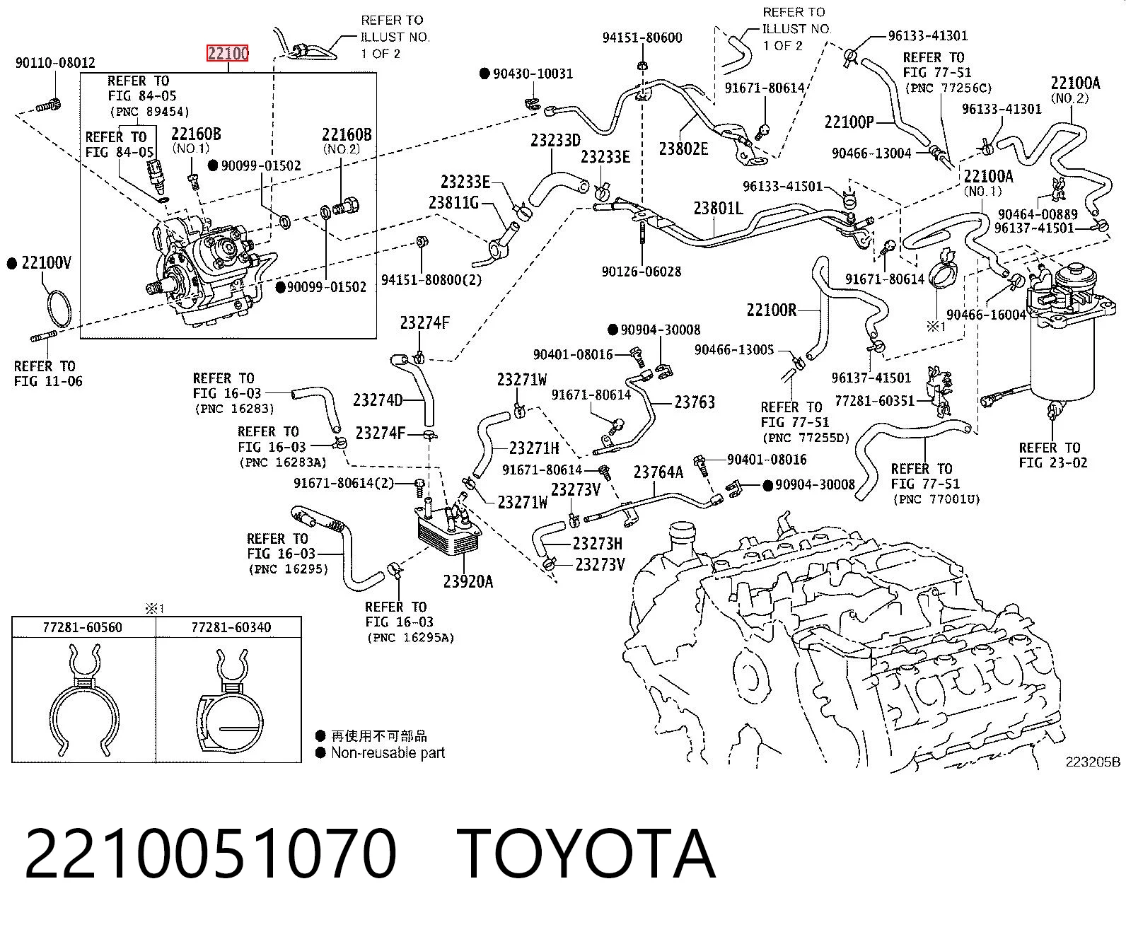 Насос паливний високого тиску (ПНВТ) на Toyota Land Cruiser  J200
