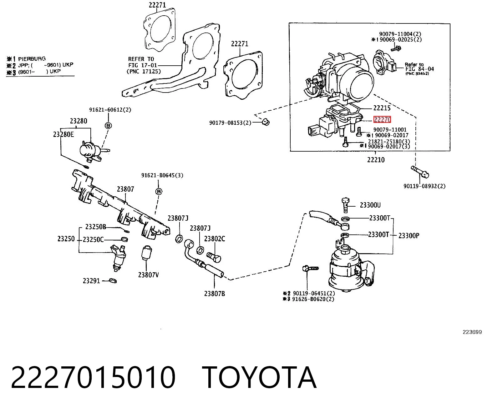 2227015010 Toyota РХХ