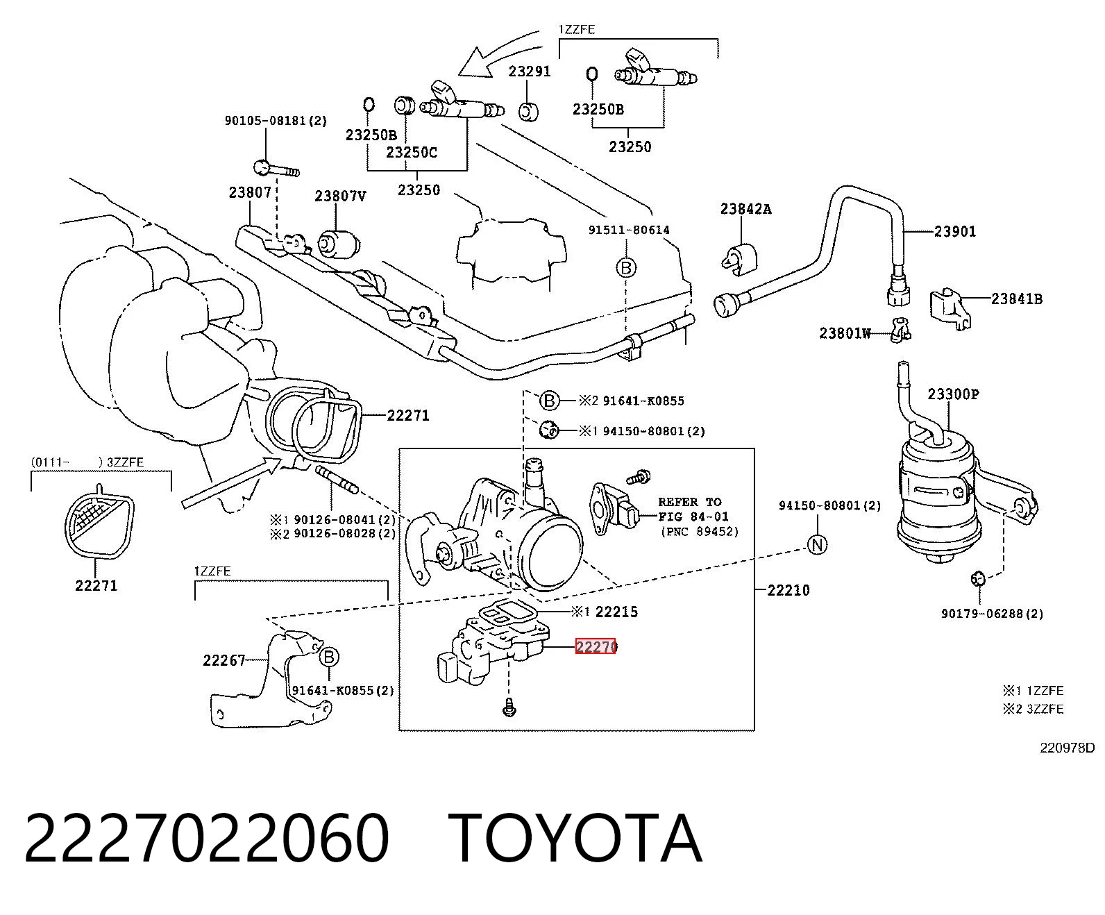 2227022060 Toyota РХХ