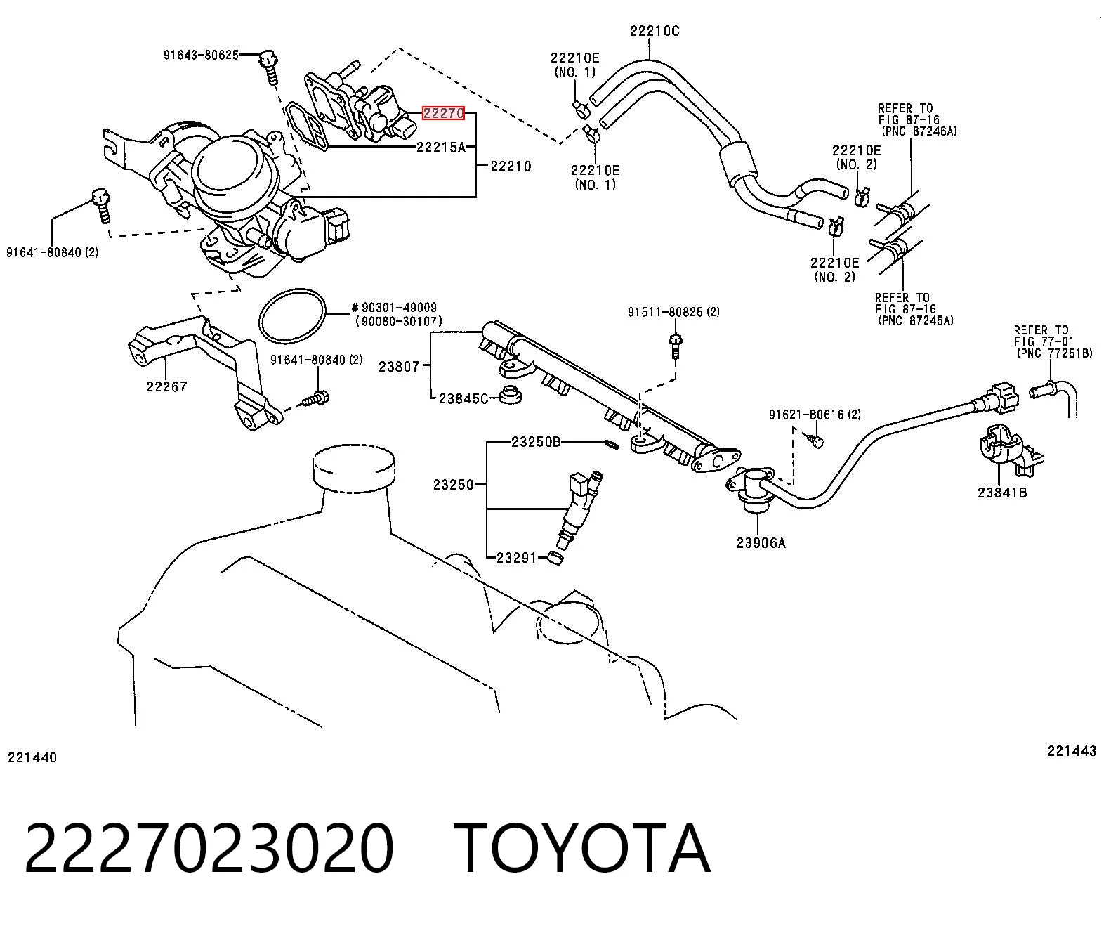 2227023020 Toyota РХХ