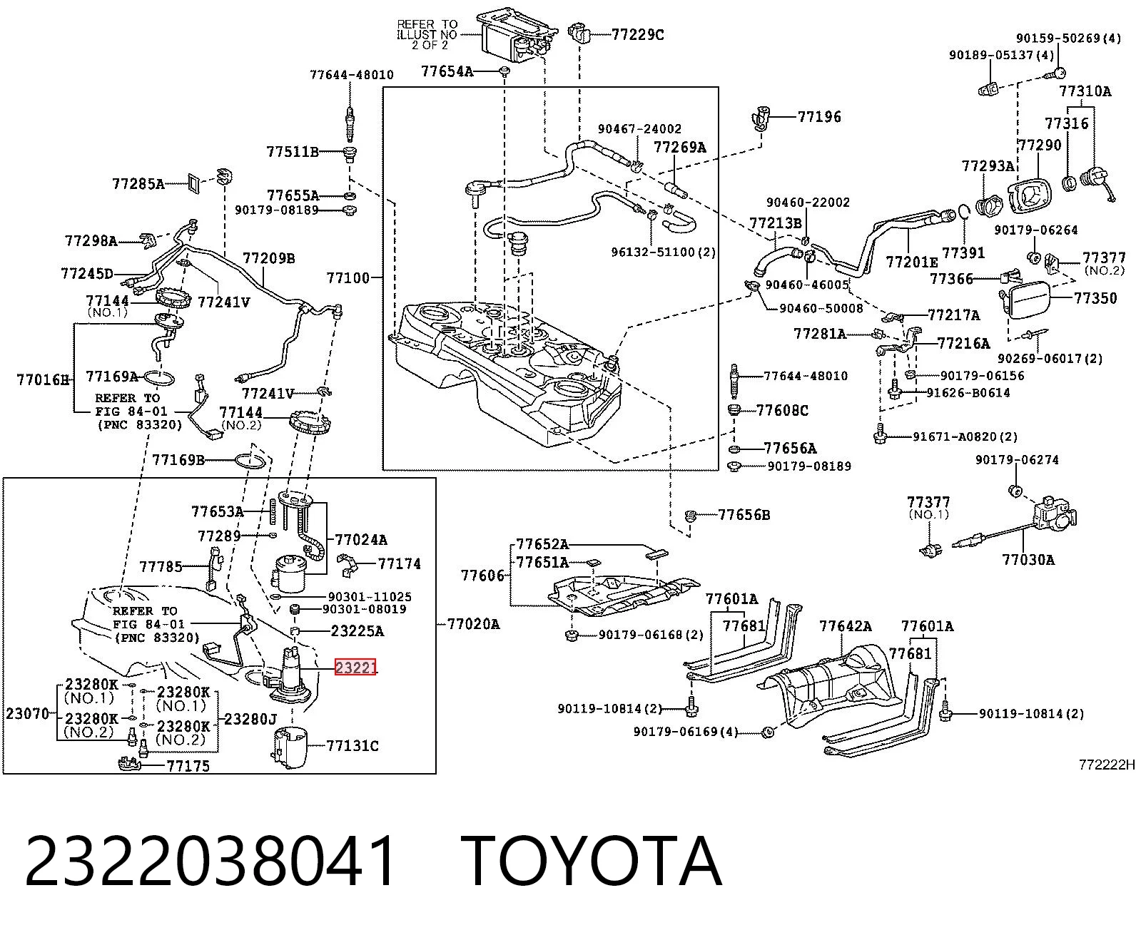 2322038041 Toyota 