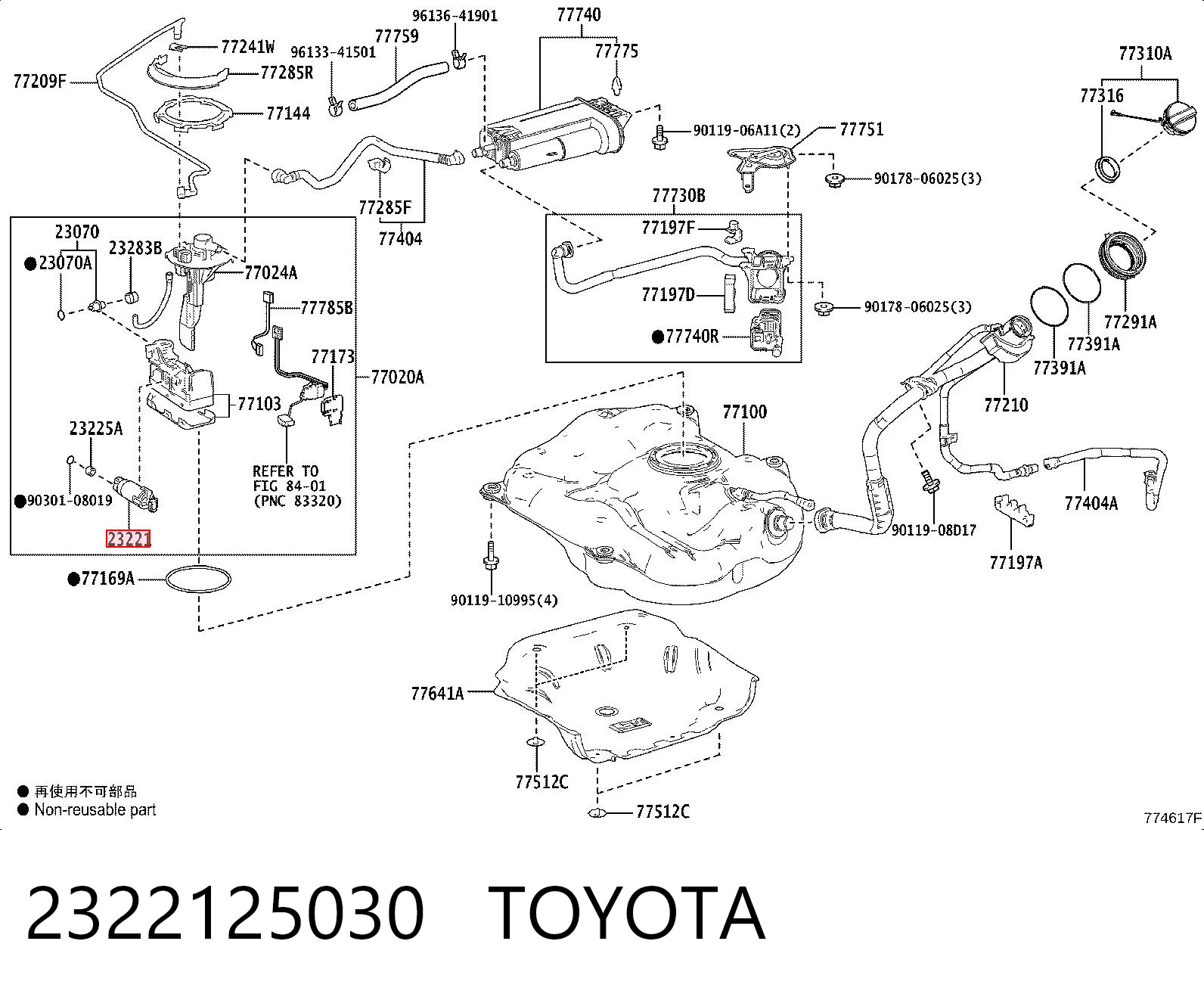 2322125030 Toyota 