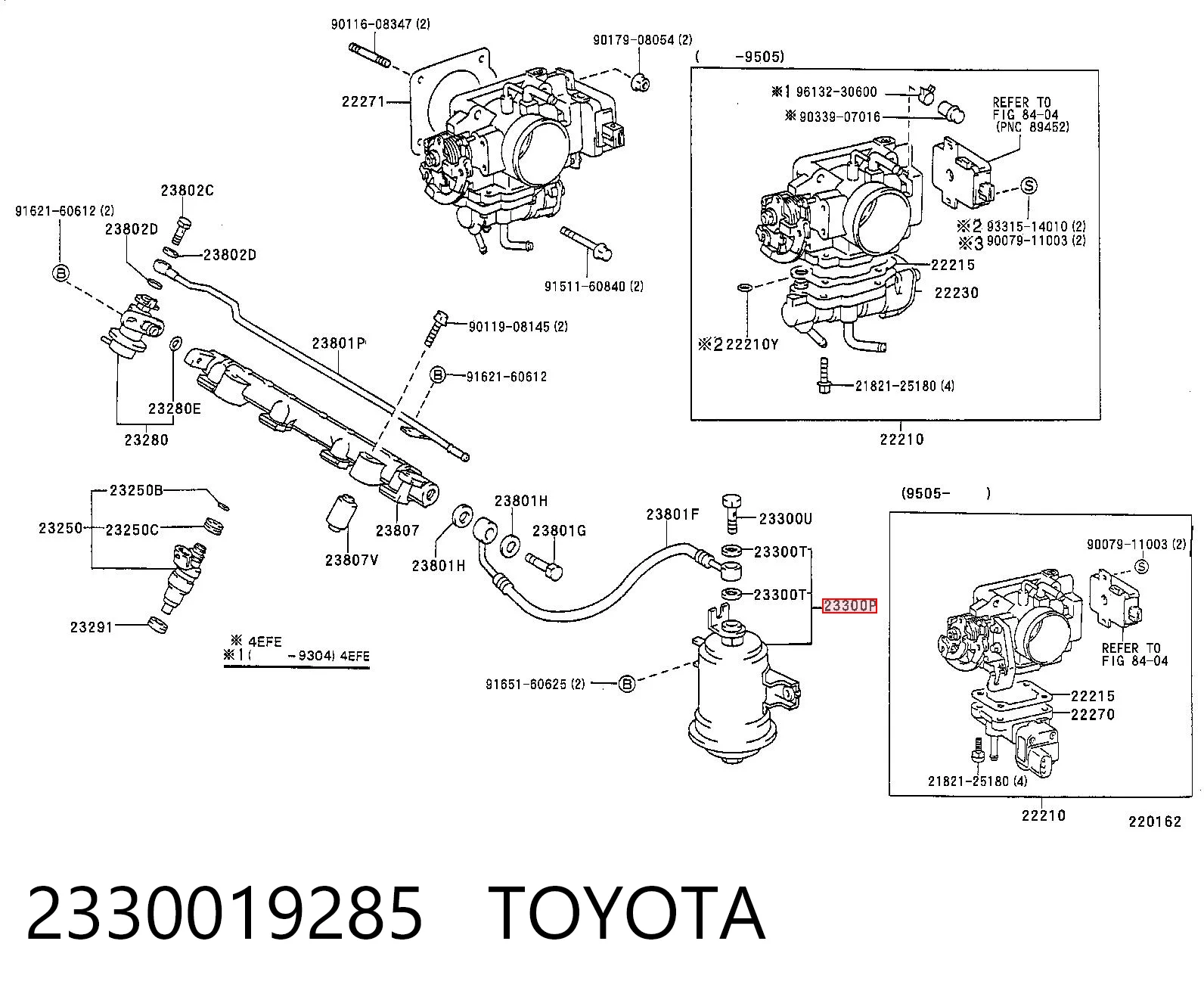 2330019285 Toyota Фільтр палива