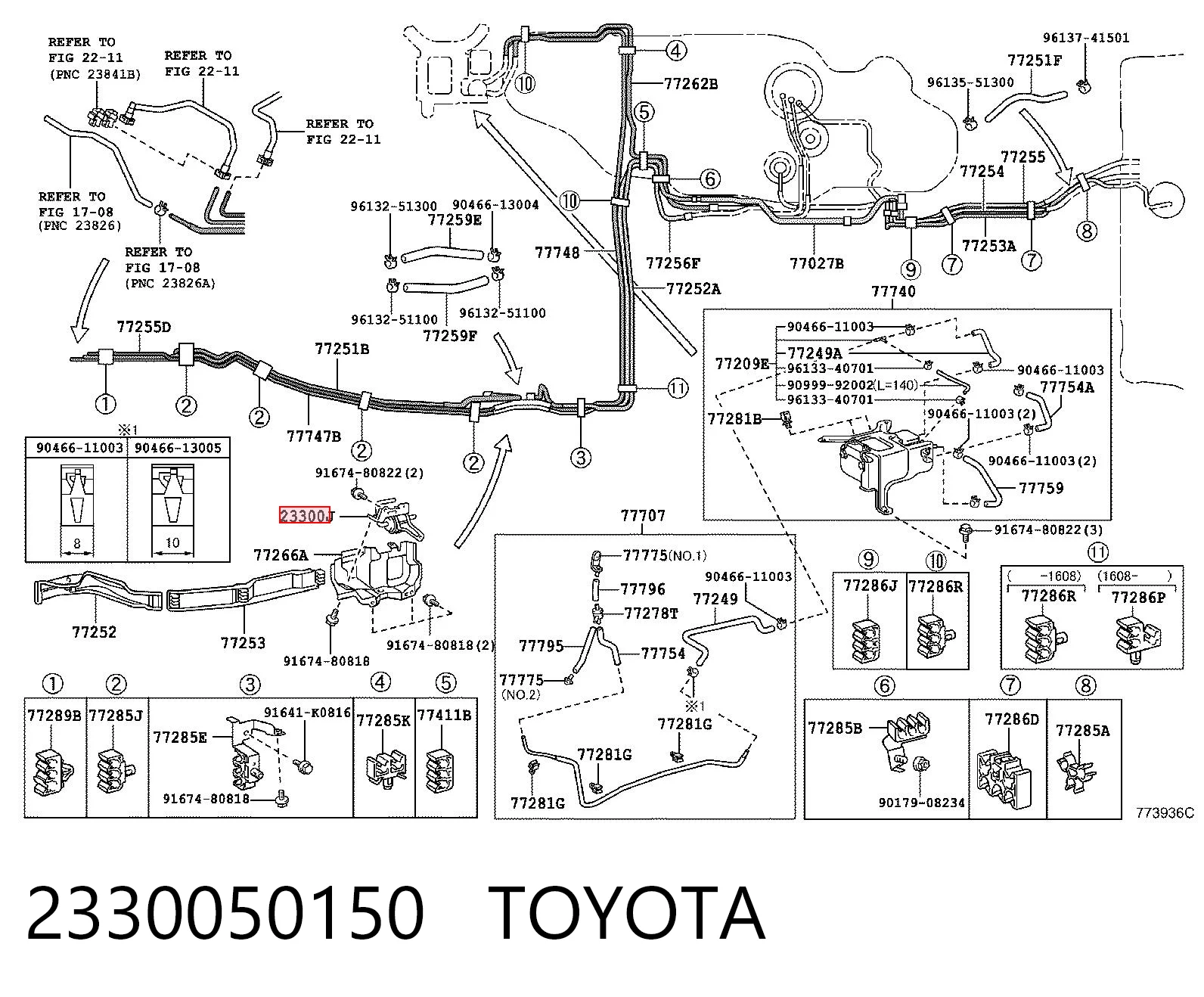 Фільтр тонкого очищення палива Toyota Land Cruiser позашляховик (J200) (2007 - 2021) ціна, від 55.39 USD