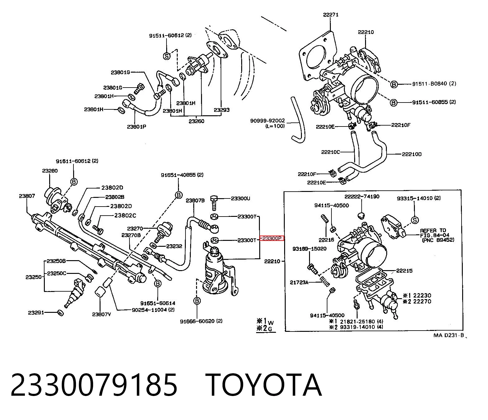 2330079185 Toyota