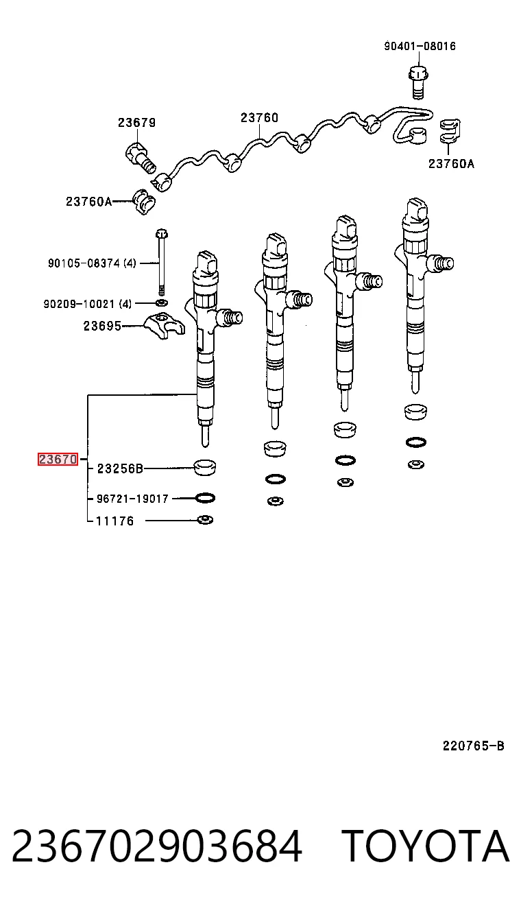 Паливні форсунки LDFB0553 Lucas