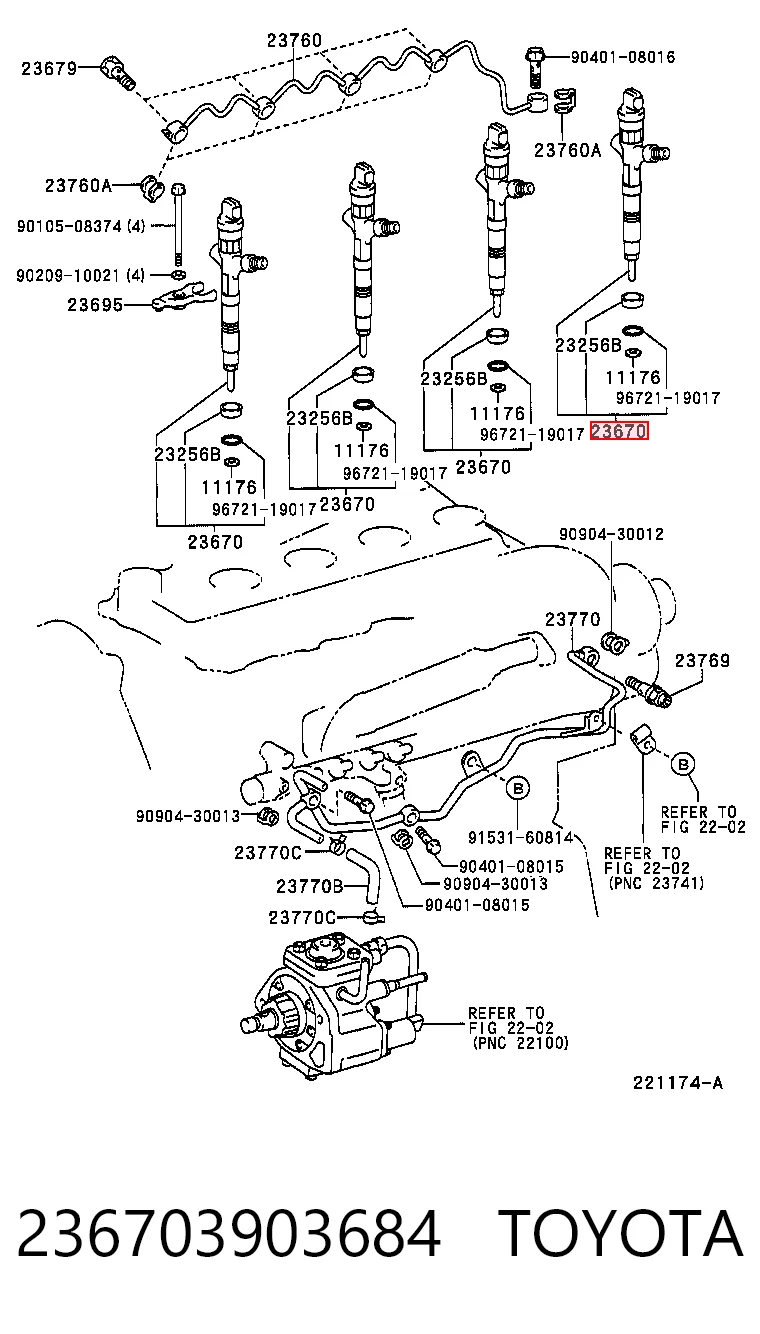 Паливні форсунки 950000940 Denso