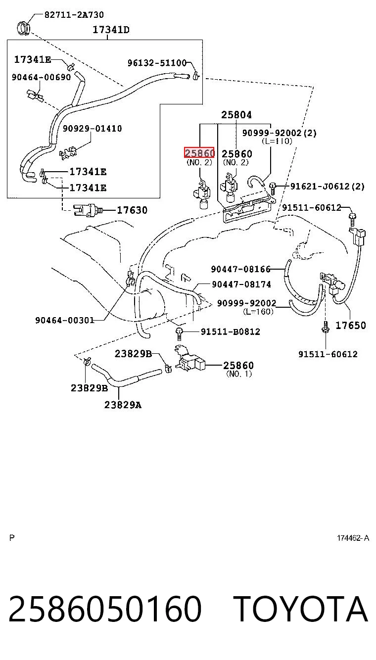 2586050160 Toyota 