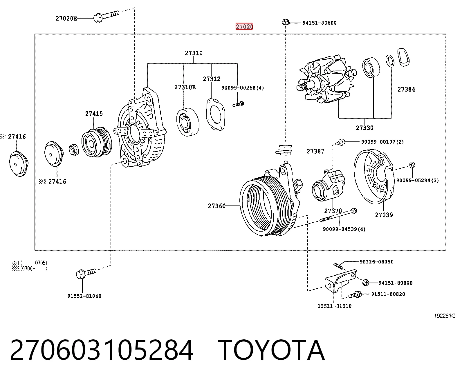 Генератор автомобільний Denso 1042102041
