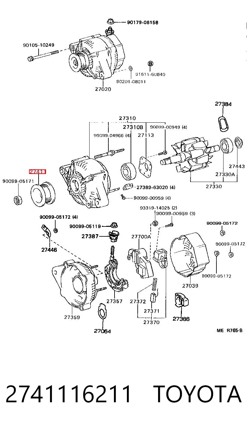 2741116211 Toyota