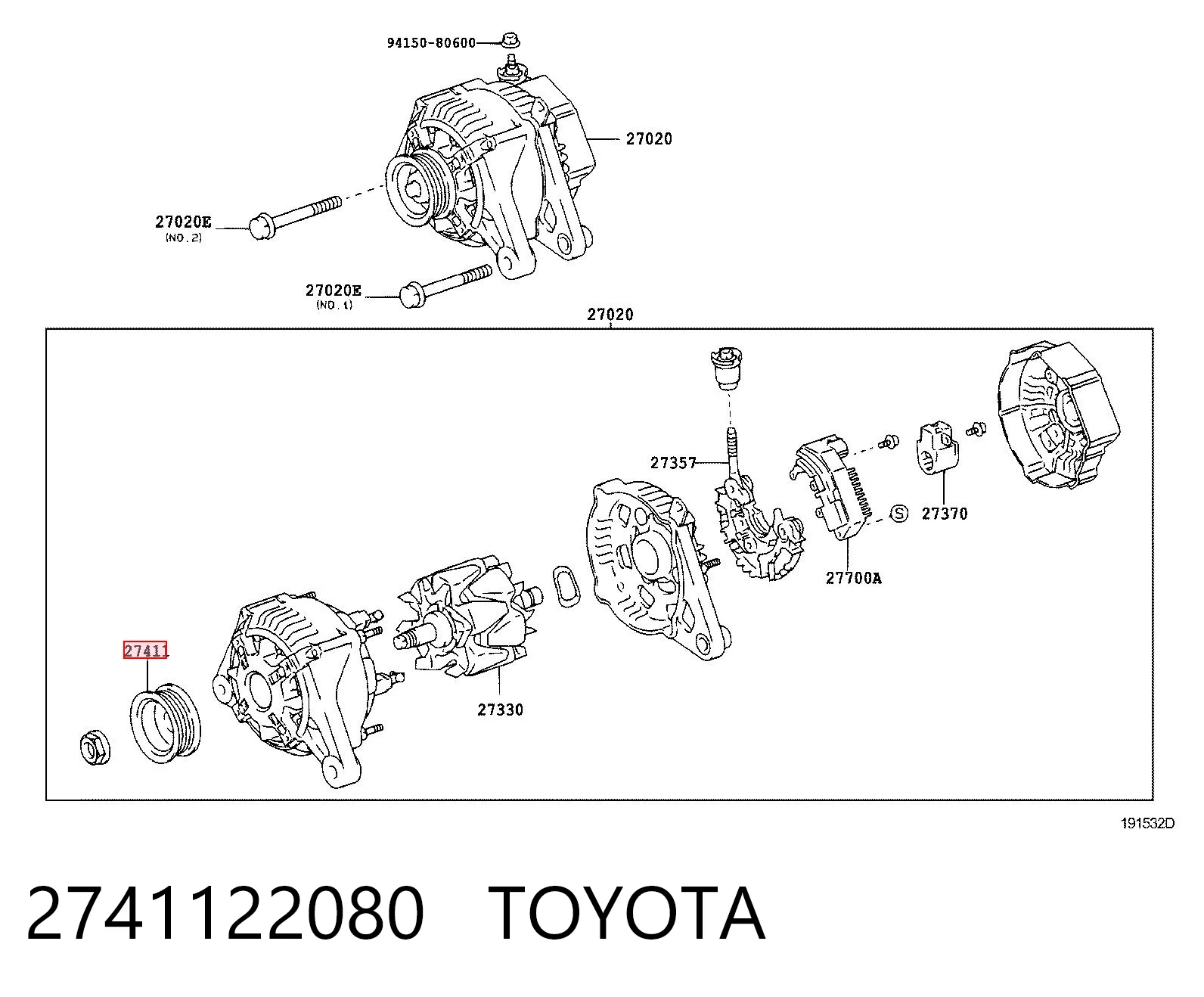2741122080 Toyota