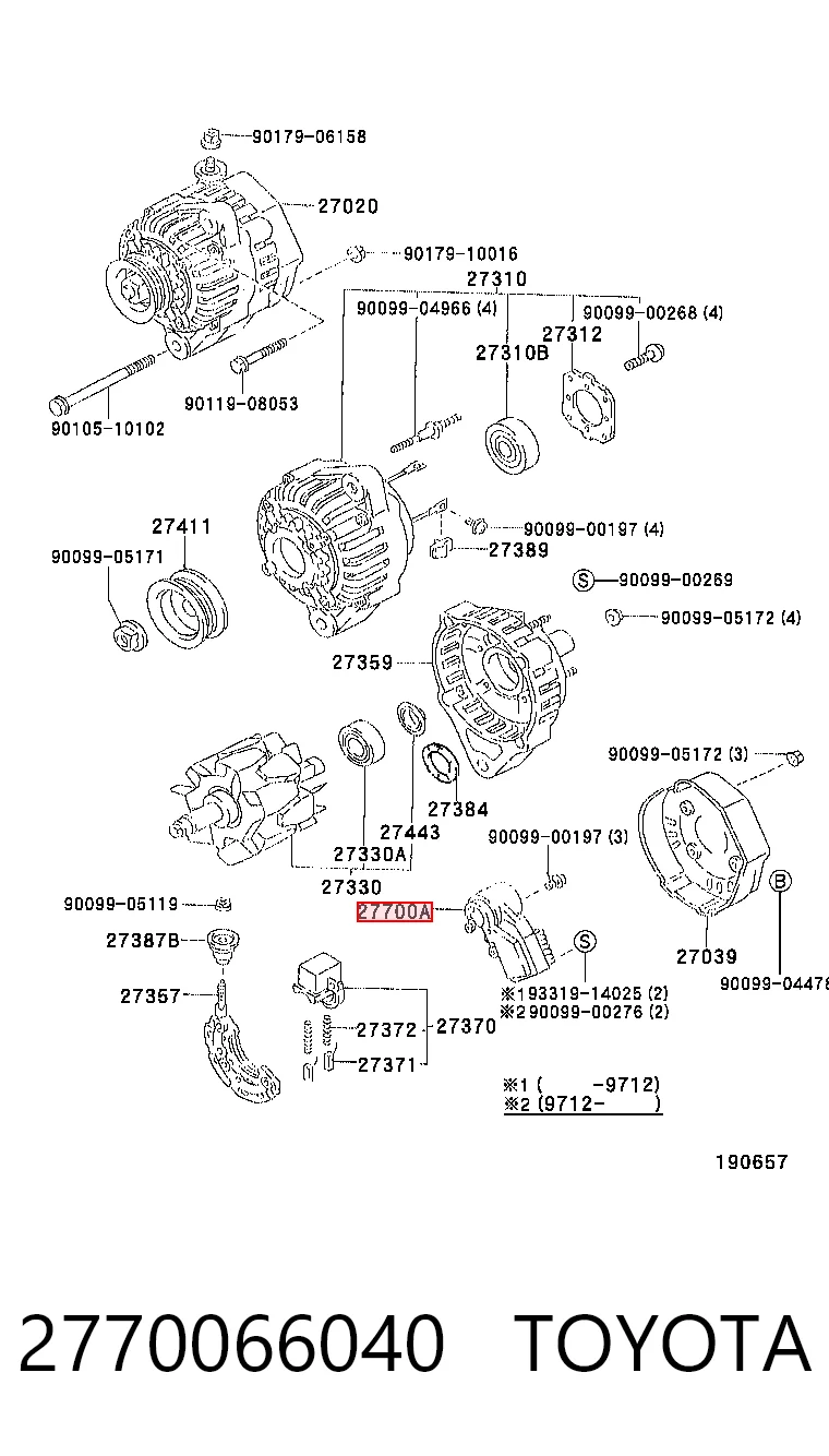 Реле регулятор генератора ASR 135737