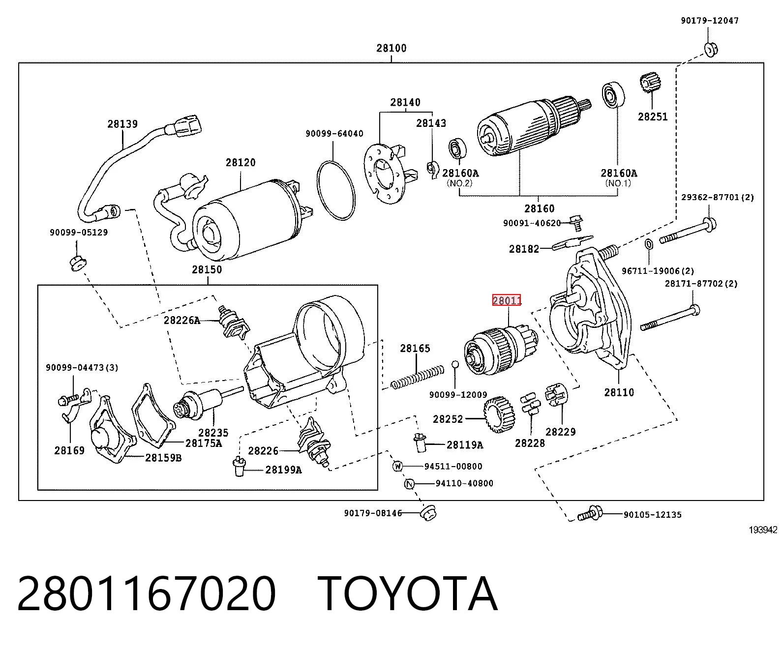 233641 REMA-PARTS Привід стартера бендикс