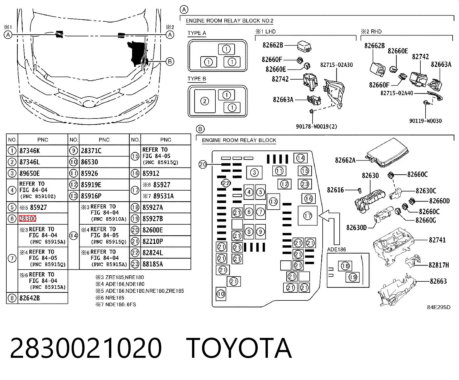 2830021020 Toyota Реле стартера