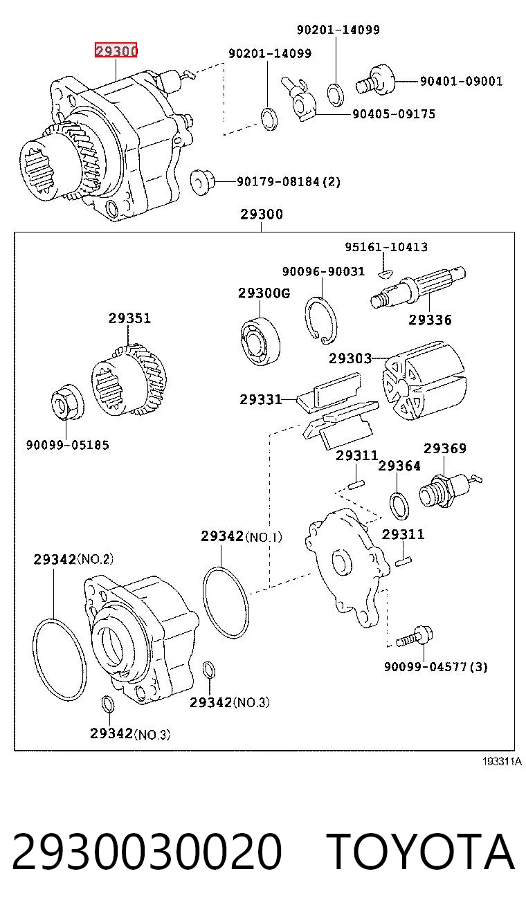 Купити Вакуумний насос Toyota Land Cruiser PRADO J150