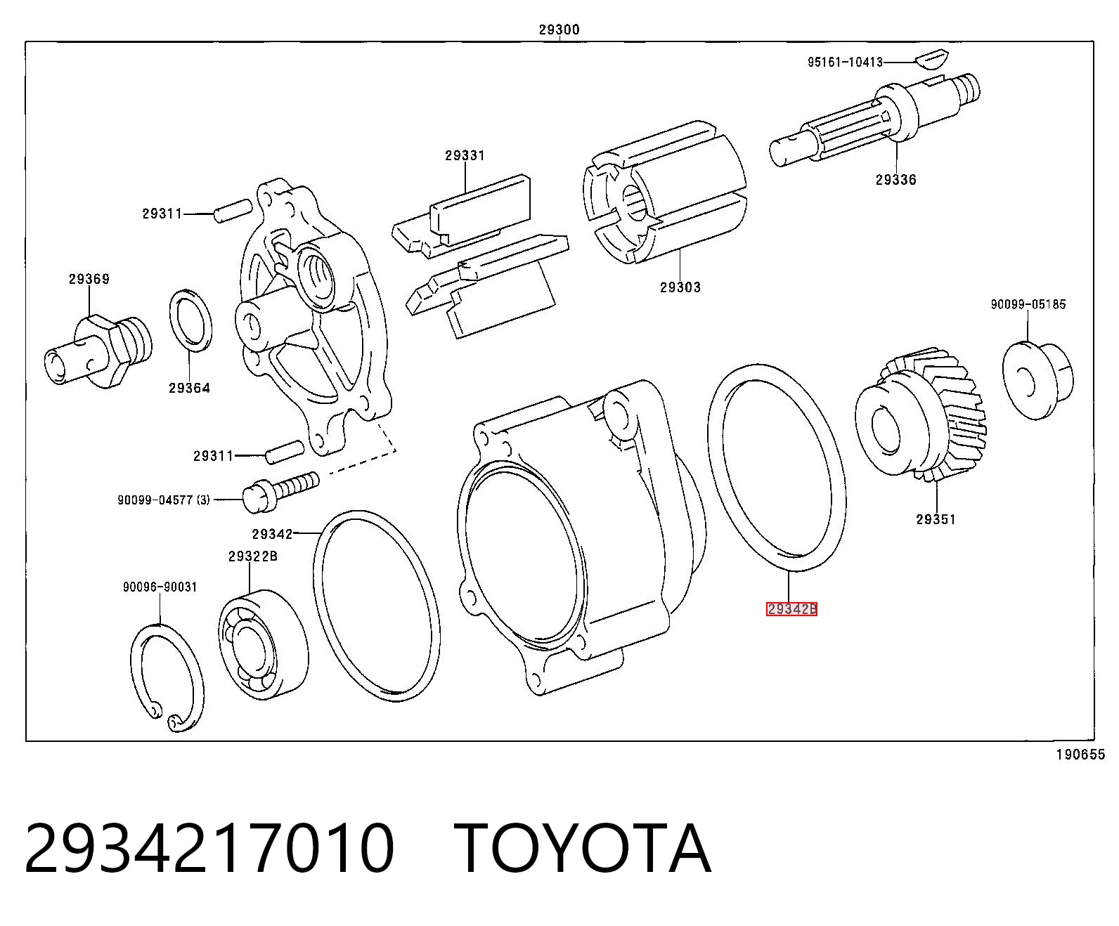 2934217010 Toyota