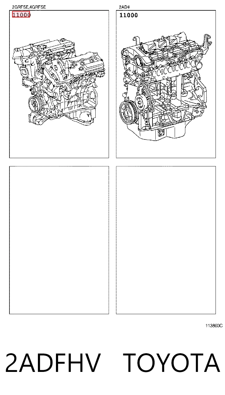 2ADFHV Toyota Мотор в зборі