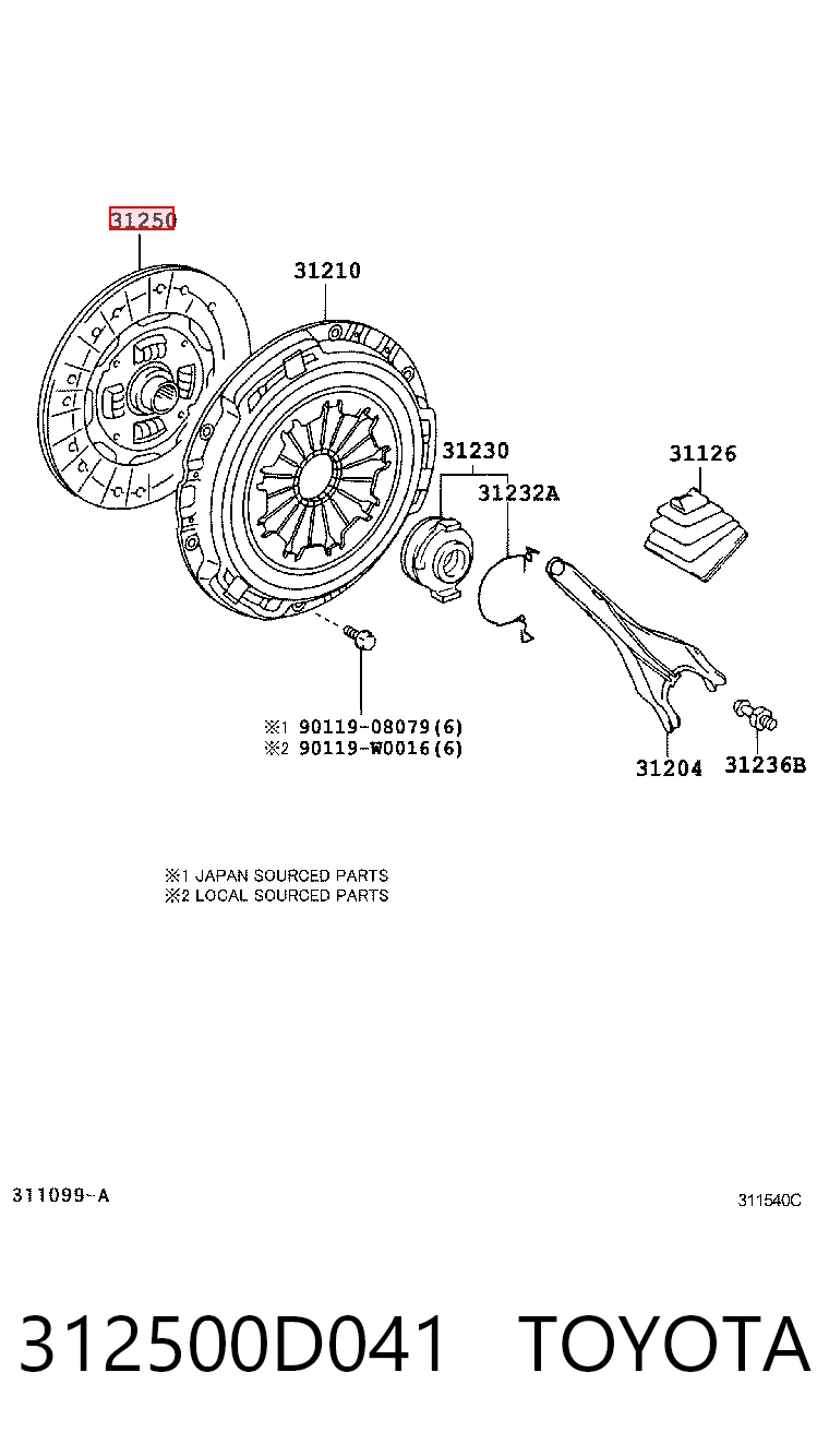 Диск зчеплення ведений Kamoka DC220