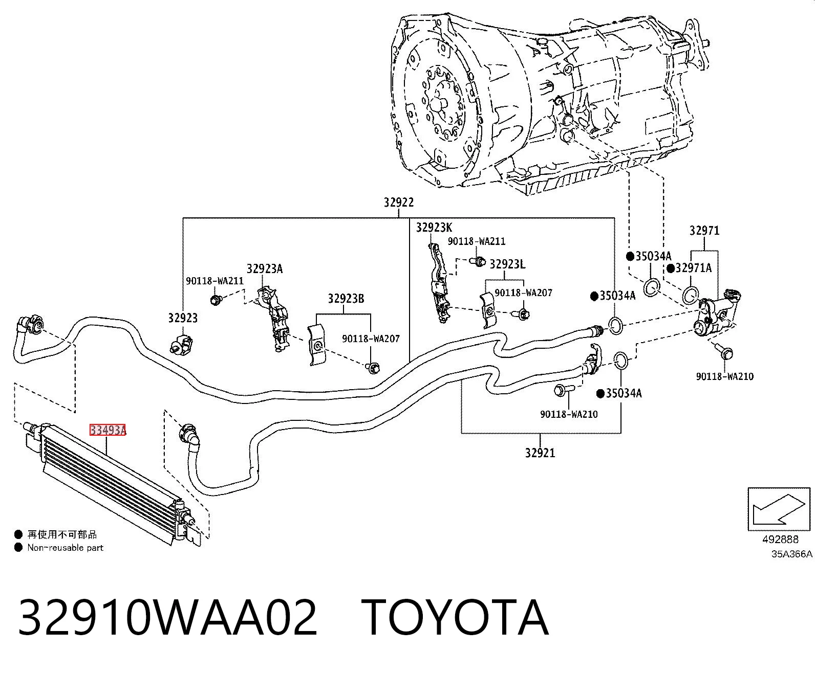 32910WAA02 Toyota 