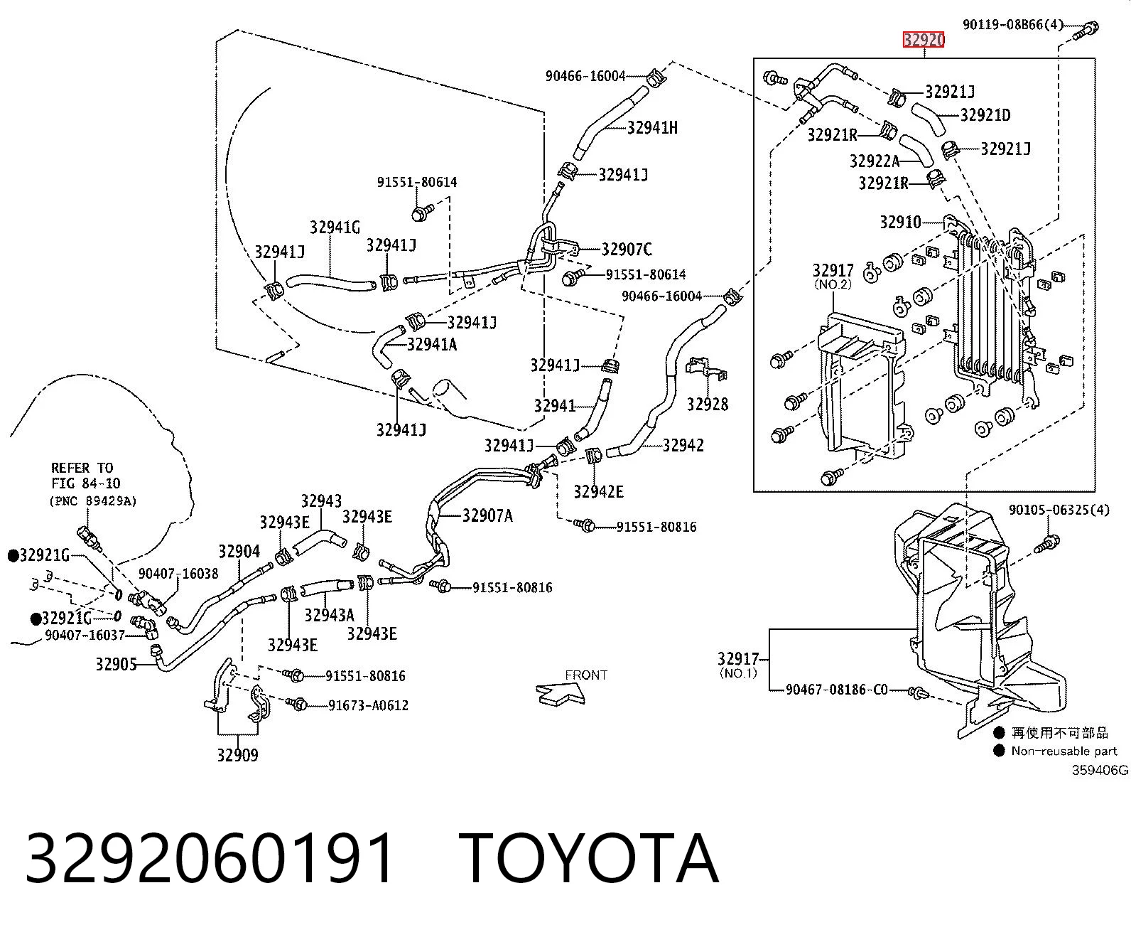 3292060191 Toyota Радіатор охолодження, АКПП