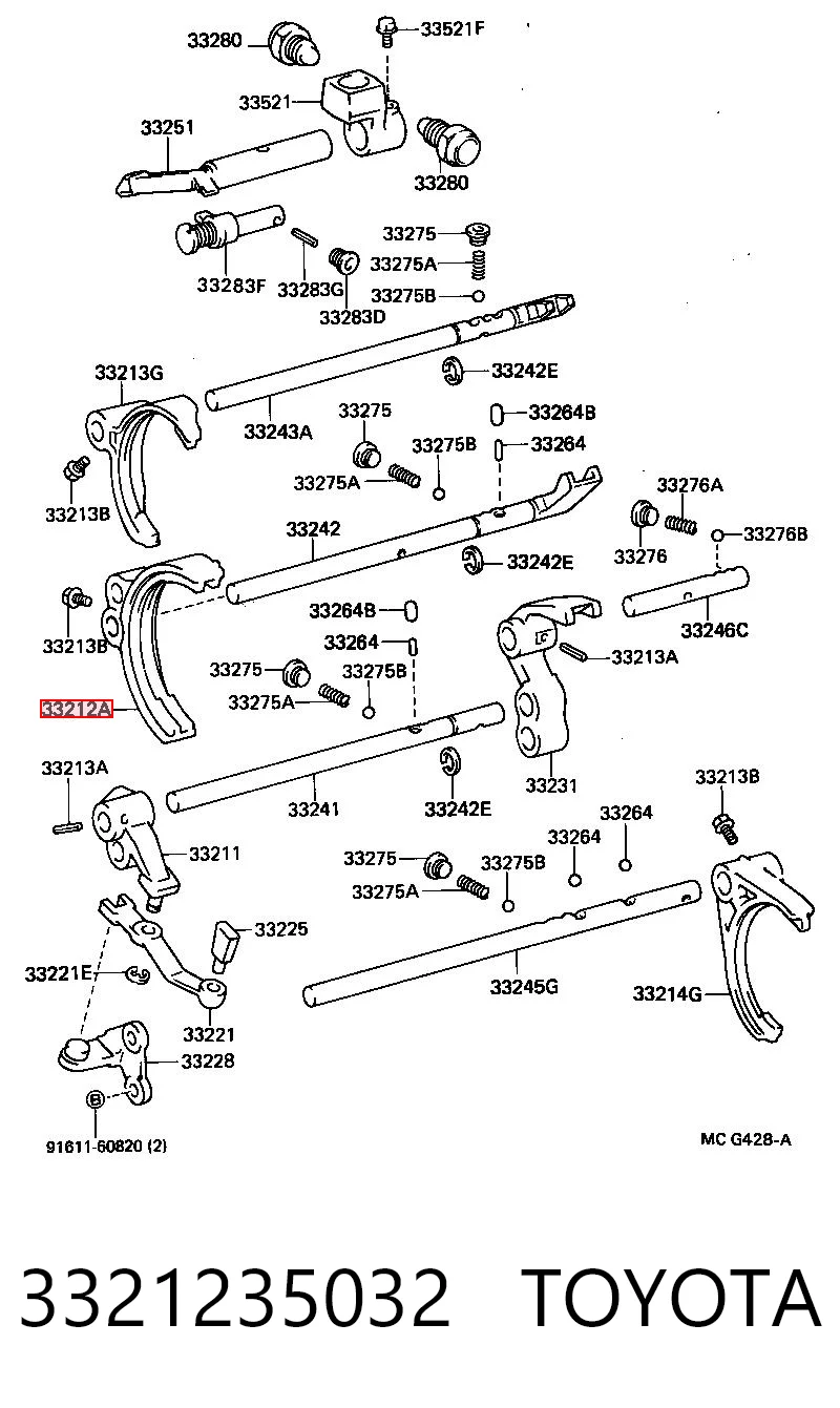 3321235032 Toyota 