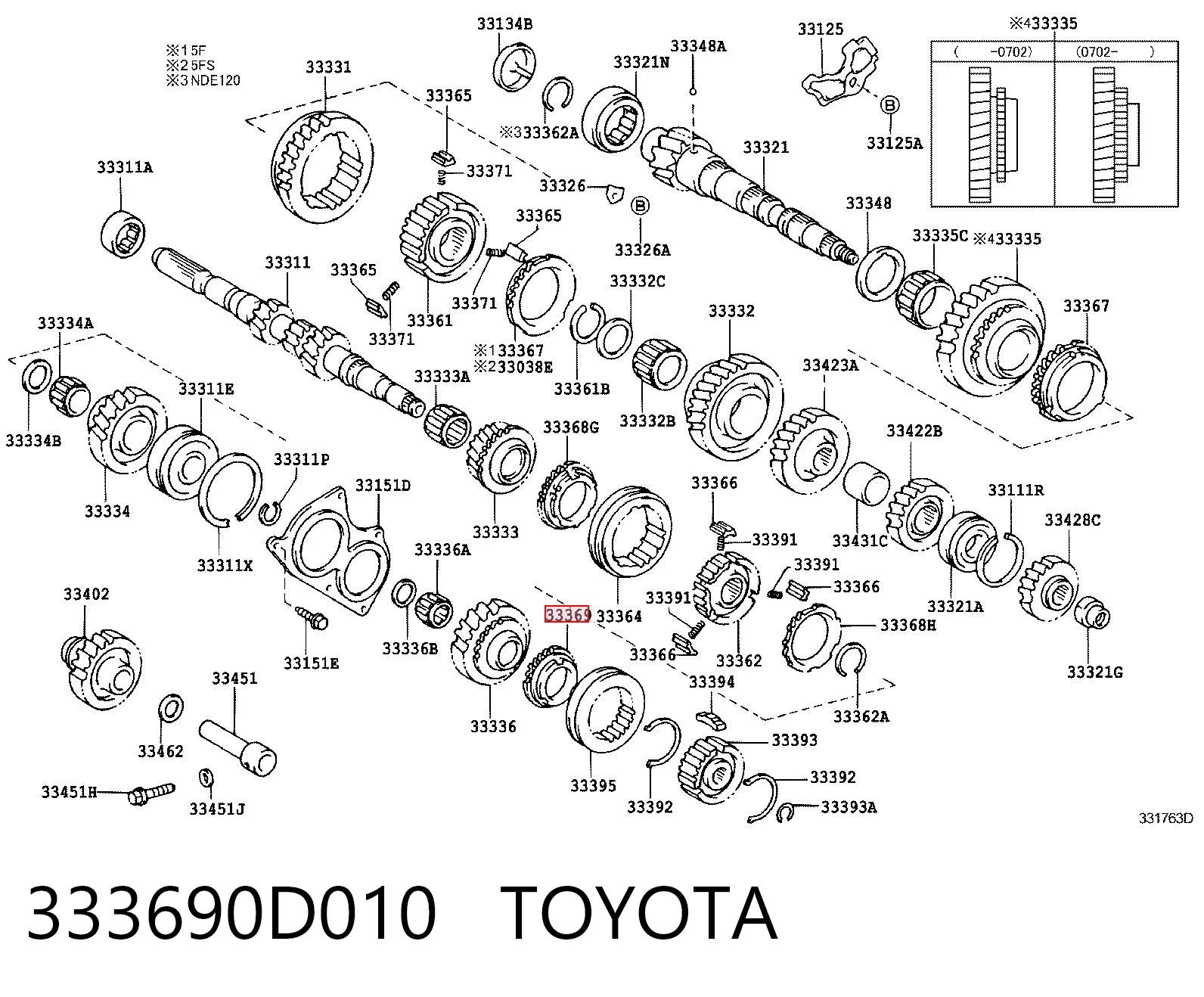 333690D010 Toyota